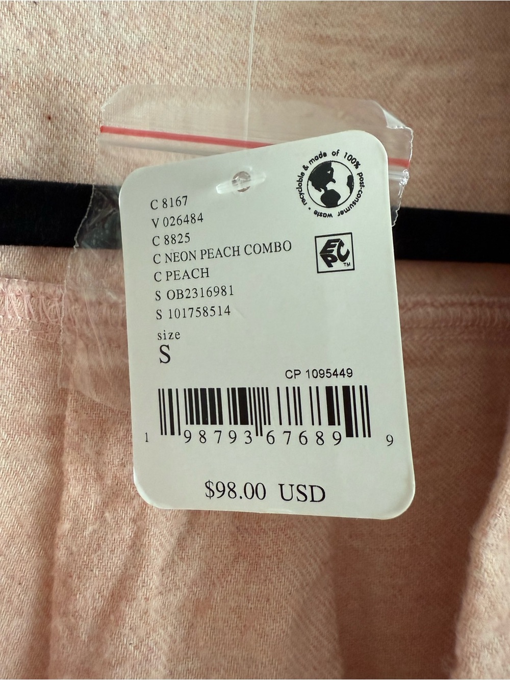 Free People Close to Home Flannel Set Neon Peach - Picture 3 of 10